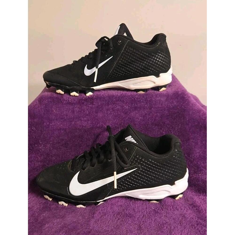 NIKE VAPOR STRIKE MCS BLACK CLEATS STYLE 535598-010 SIZE 6.5